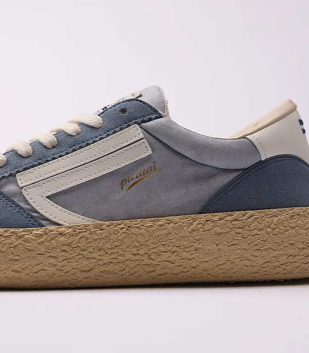Puraai Sneakers 1.01 Vintage Blue Bell*Homme Baskets