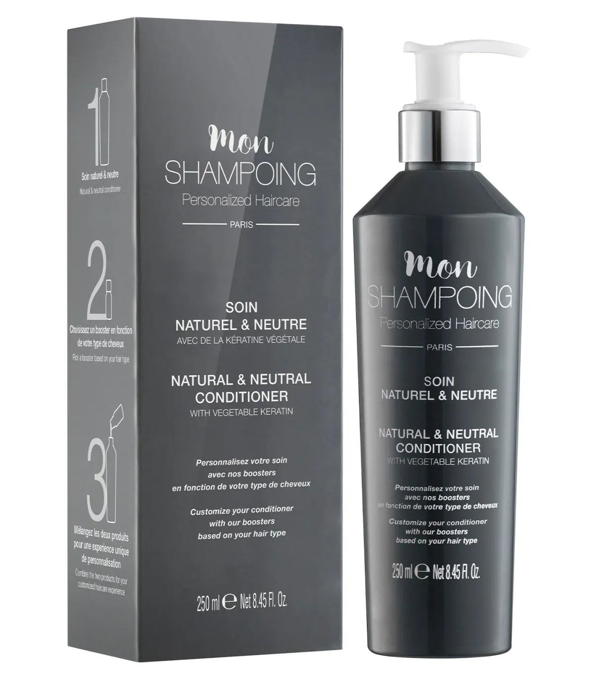 Mon Shampoing Soin Après-Shampoing Naturel & Neutre à la kératine végétale 250 ml*Femme Soins Cheveux