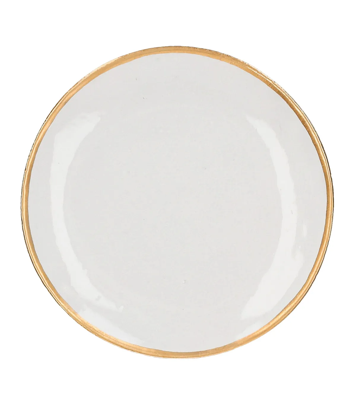 Astier de Villatte Soucoupe en céramique "Crésus"* Assiettes & Plats|Services À Thé