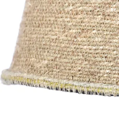 Manufactori Suspension en jute Bohème liseré noir, jaune et kaki* Mobilier