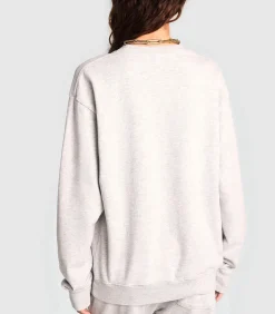 Sporty & Rich Sweat-shirt col rond Finish Line Heather Grey*Femme Mailles & Sweats