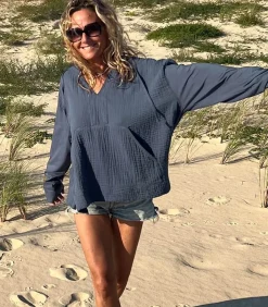 Jane de Boy Sweat-shirt Jersey triple Gaze*Femme Mailles & Sweats|Sweat-Shirts