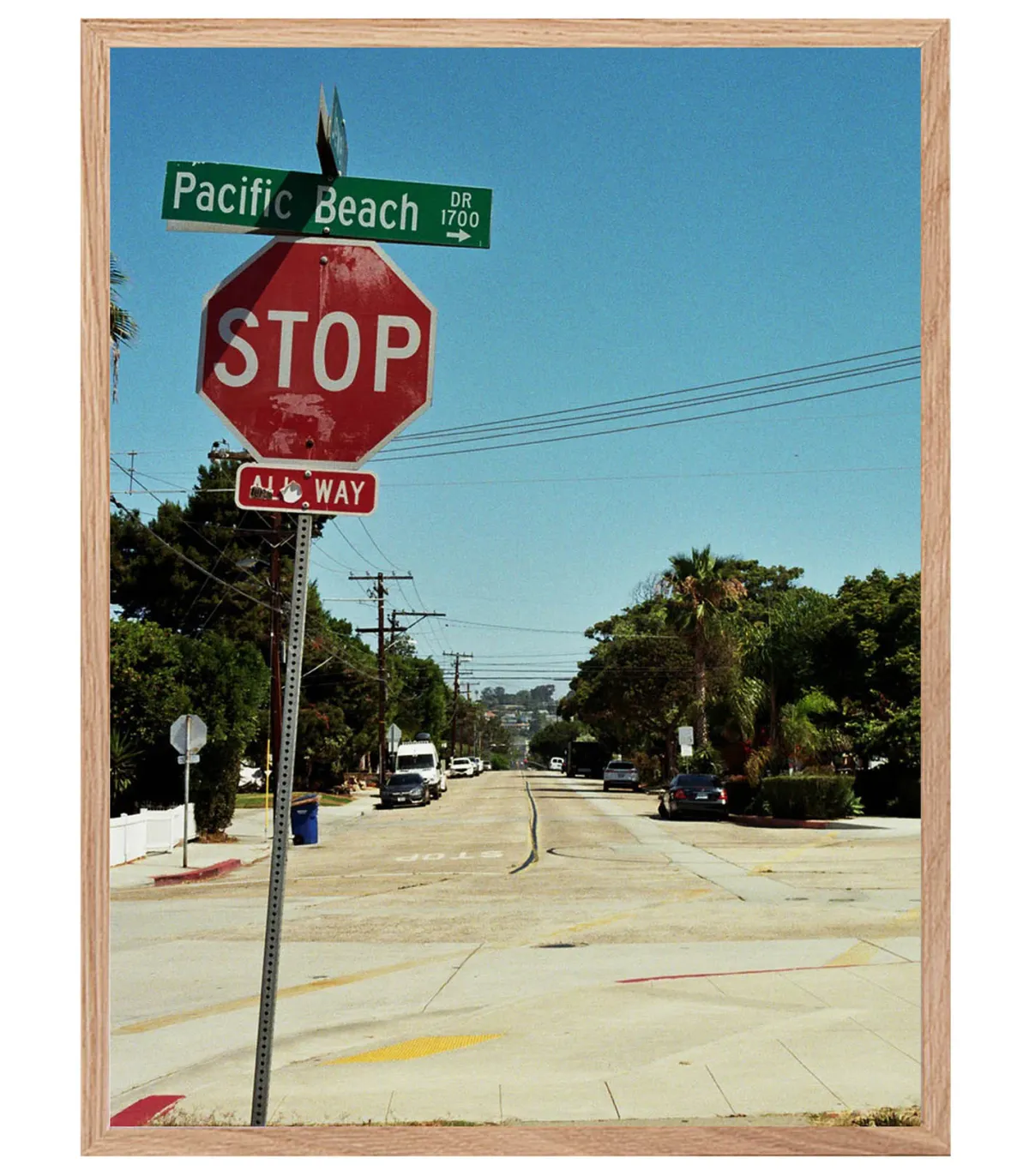 Lola James Harper Tableau avec cadre "PB" 60x80cm* Affiches & Tableaux