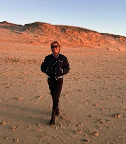 Sporty & Rich Teddy Wellness Boucle Varsity /White*Femme Manteaux & Vestes