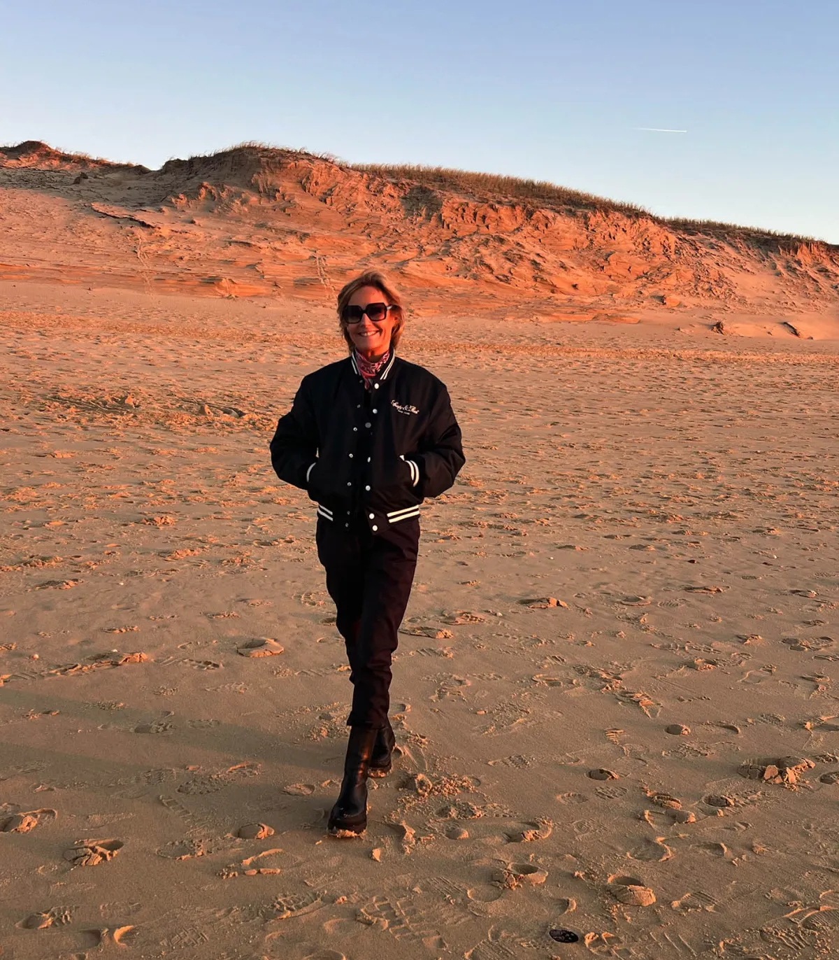 Sporty & Rich Teddy Wellness Boucle Varsity /White*Femme Manteaux & Vestes