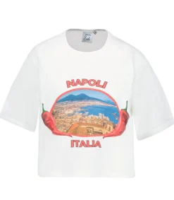 Welcome Bob Tee-shirt Carnac Napoli Print*Femme Hauts