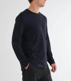 Majestic Filatures Tee-shirt homme Coton et Cachemire*Homme Tee-Shirts