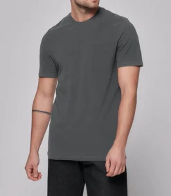 Majestic Filatures Tee-shirt Homme Harold Col Rond Manches Courtes*Homme Tee-Shirts