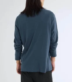 Majestic Filatures Tee-shirt homme Manches longues en Coton et Cachemire*Homme Tee-Shirts