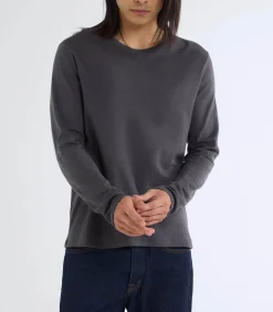 Majestic Filatures Tee-shirt homme Manches Longues Col Rond Crépuscule*Homme Tee-Shirts