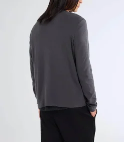 Majestic Filatures Tee-shirt homme Manches Longues Col Rond Crépuscule*Homme Tee-Shirts