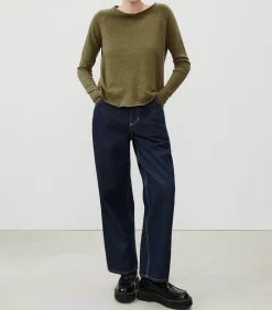 American Vintage Tee-shirt Sonoma Manches Longues Col Bateau Vintage*Femme Hauts