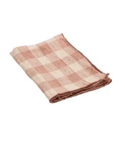 Maison de Vacances Torchon Bourdon Toile Vintage Vichy 43 x 75 cm* Linge De Cuisine