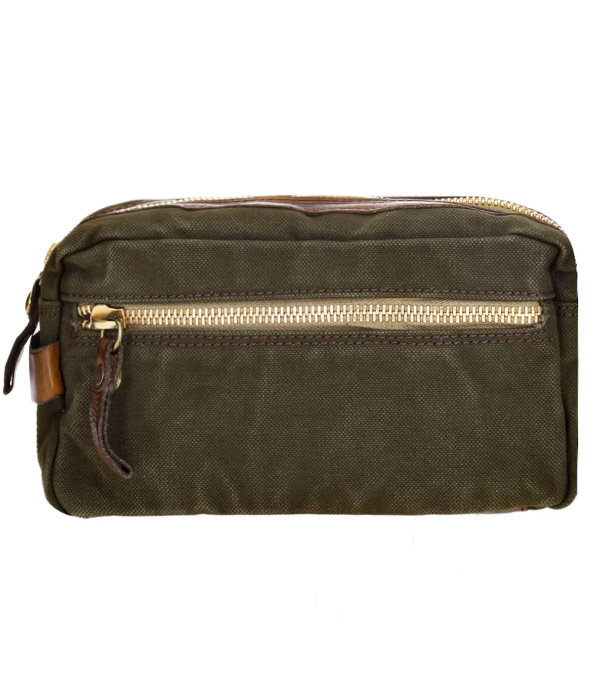 Campomaggi Trousse de toilette Carcoat Canvas Militaire*Femme Pochettes|Sacs