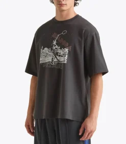 Diadora T-shirt SS Legacy Noir*Femme Hauts|Tee-Shirts