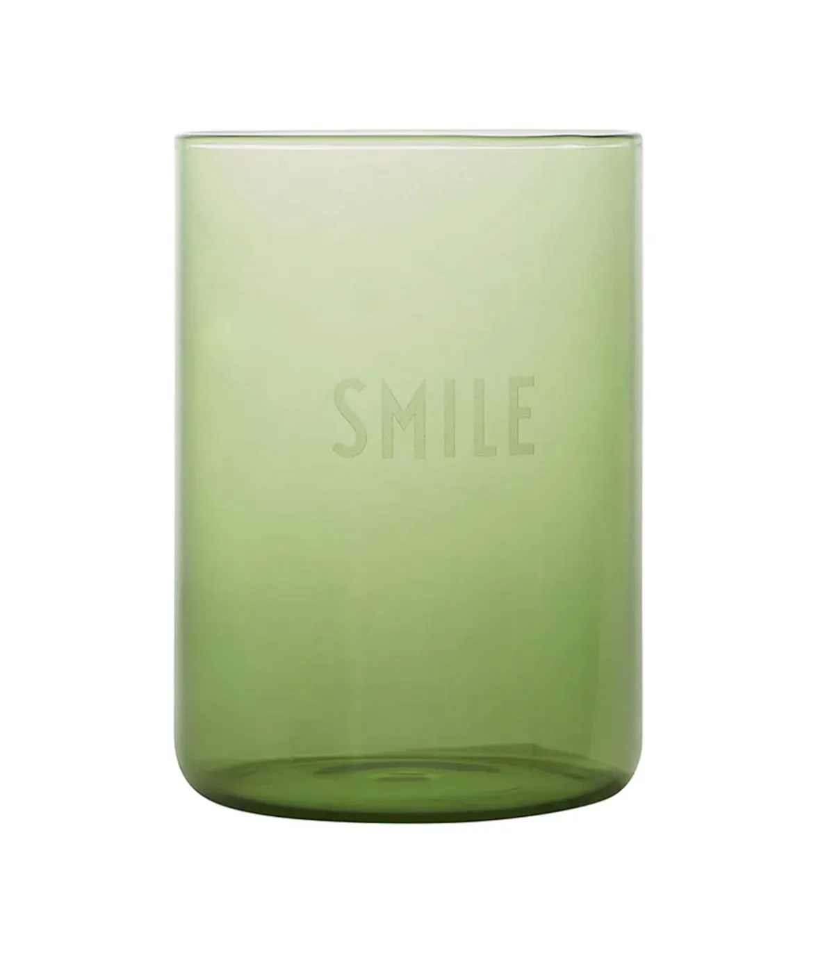 Design Letters Verre Favorite Drinking Glass Smile* Verrerie