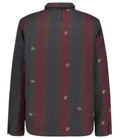 Bsbee Veste avec Fourrure Puffy Wine*Homme Manteaux & Vestes