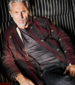 Bsbee Veste avec Fourrure Puffy Wine*Homme Manteaux & Vestes