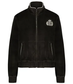 Sporty & Rich Veste de survêtement en velours NY Crest*Femme Manteaux & Vestes