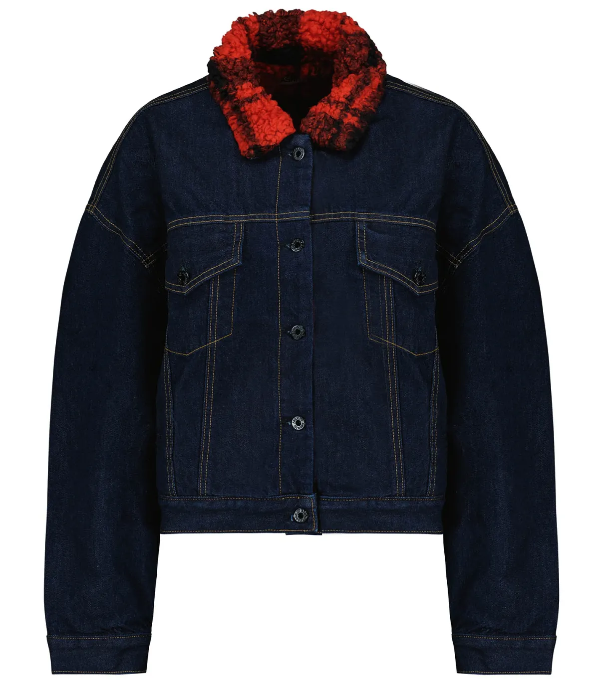 ASKK NY Veste en Denim Nova Lined Indigo Plaid*Femme Manteaux & Vestes