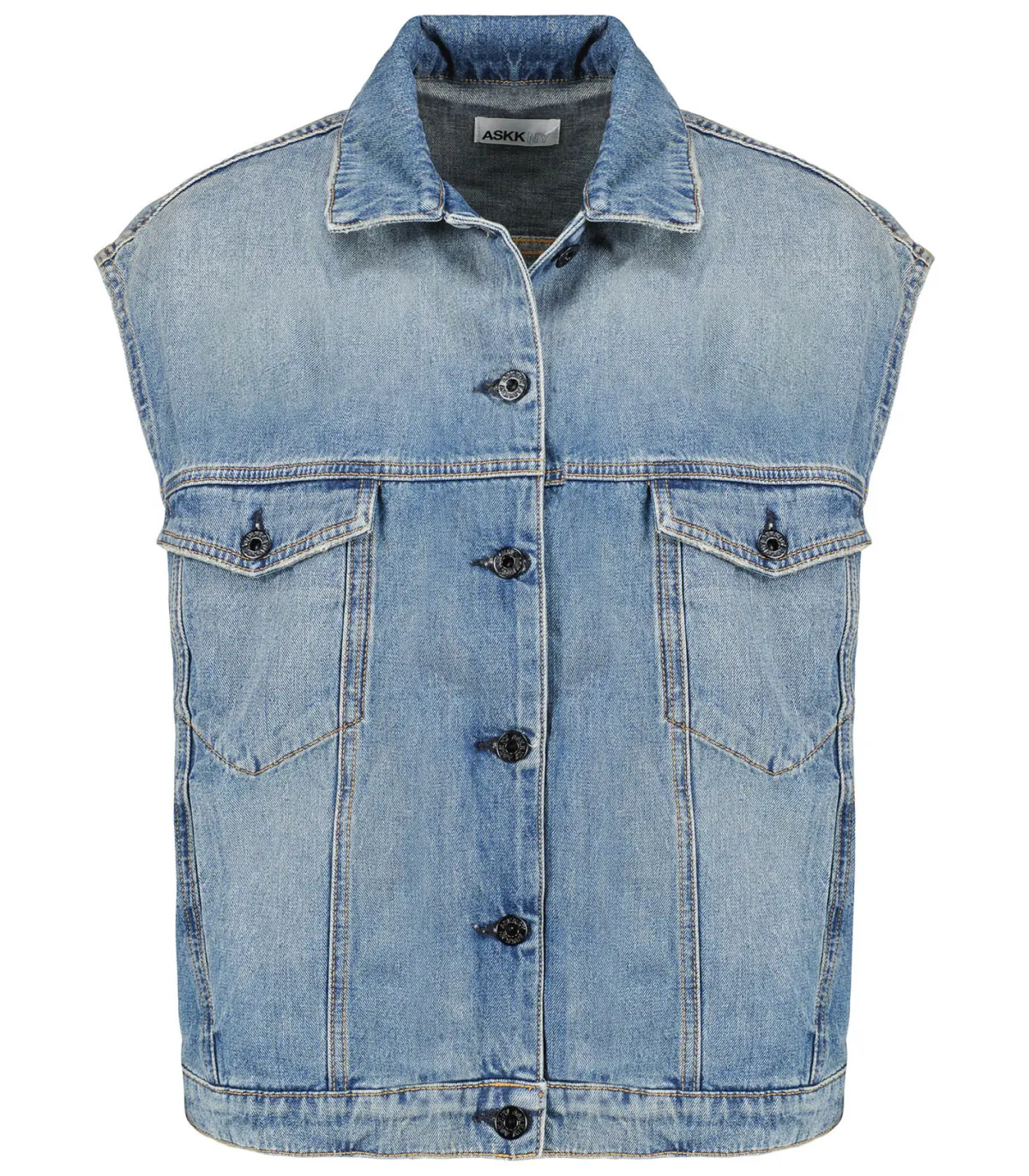 ASKK NY Veste en Denim Sans Manches Bogart*Femme Manteaux & Vestes