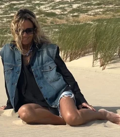 ASKK NY Veste en Denim Sans Manches Bogart*Femme Manteaux & Vestes