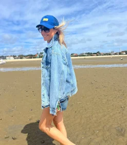 Anine Bing Veste en jean oversize Rory vintage blue*Femme Manteaux & Vestes