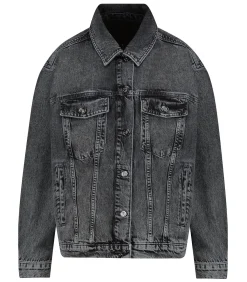 Anine Bing Veste en Jean Rory Steel Grey*Femme Manteaux & Vestes