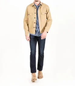 Nine in the Morning Veste en toile Homme Andrea Camel*Homme Manteaux & Vestes