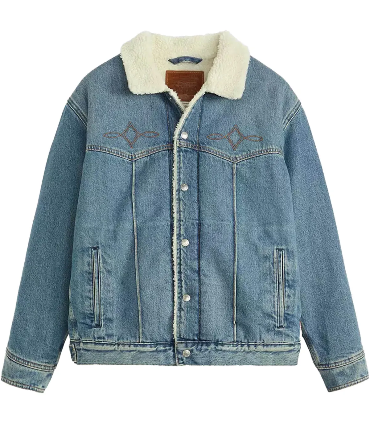 Levi Veste Western Sherpa Truck*Femme Manteaux & Vestes