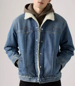 Levi Veste Western Sherpa Truck*Femme Manteaux & Vestes