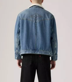 Levi Veste Western Sherpa Truck*Femme Manteaux & Vestes