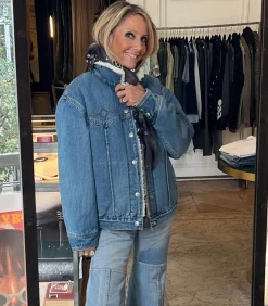 Levi Veste Western Sherpa Truck*Femme Manteaux & Vestes